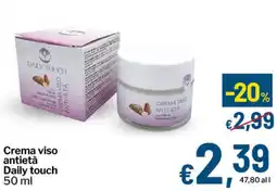 Qui Discount Crema viso antietà Daily touch offerta