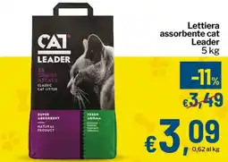 Qui Discount Lettiera assorbente cat Leader offerta