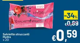 Qui Discount Salviette struccanti Hydra offerta
