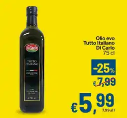 Qui Discount Olio evo Tutto Italiano Di Carlo offerta