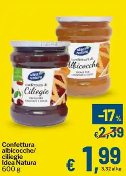 Qui Discount Confettura albicocche/ciliegie Idea Natura offerta