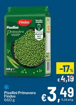 Qui Discount Pisellini Primavera Findus offerta