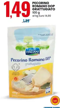 Eurospin Pecorino Romano DOP grattugiato offerta