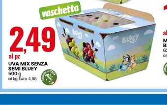 Uva mix senza semi Bluey