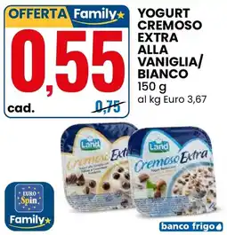 Eurospin Yogurt cremoso extra Land offerta