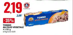Eurospin Tonno all'olio vegetale Athena offerta