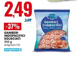 Eurospin Gamberi Indopacifici sgusciati offerta