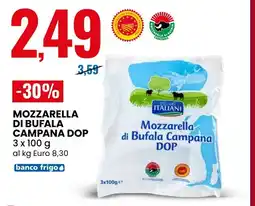 Eurospin Mozzarella di Bufala Campana DOP offerta