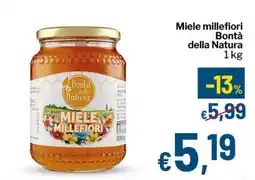 Qui Discount Miele millefiori Bontà della Natura offerta