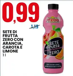 Eurospin Sete di Frutta Puerto Sol Zero offerta