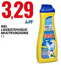 Eurospin Gel lavastoviglie multifunzione Dexal offerta