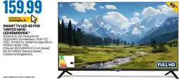 Eurospin Smart tv led 40 fhd united mod. led40m10vda offerta