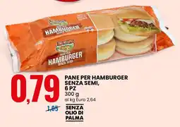 Eurospin Pane per hamburger Tre Mulini senza semi offerta