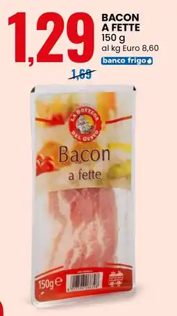 Eurospin Bacon a fette offerta