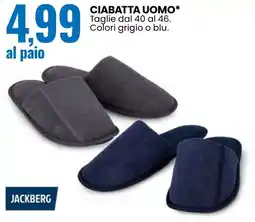 Eurospin Ciabatta uomo Jackberg offerta