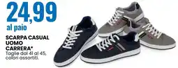 Eurospin Scarpa casual uomo Carrera offerta