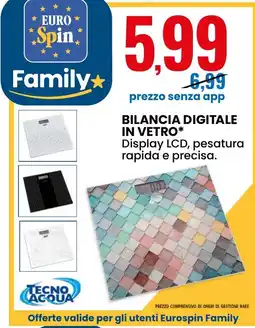Eurospin Bilancia digitale in vetro* offerta