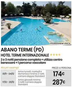 Eurospin Hotel Terme Internazionale offerta