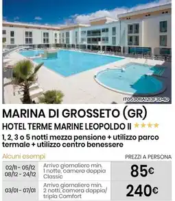 Eurospin Hotel Terme Marine Leopoldo II offerta
