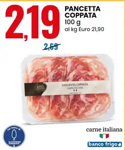 Eurospin Pancetta coppata offerta