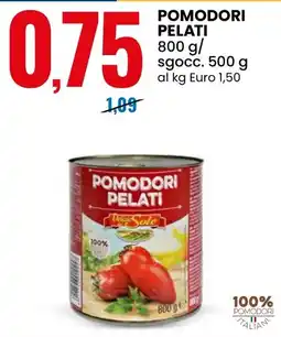 Eurospin Pomodori pelati Dalla Sole offerta