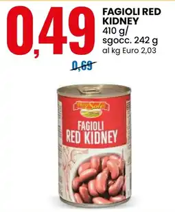 Eurospin Fagioli red kidney offerta