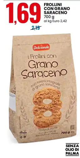Eurospin Dolciando i Frollini con Grano Saraceno offerta