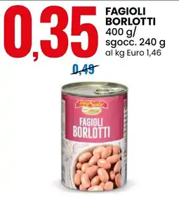 Eurospin Fagioli Borlotti offerta
