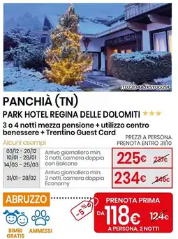Eurospin Park Hotel Regina delle Dolomiti offerta