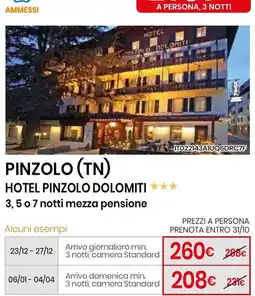 Eurospin Hotel Pinzolo Dolomiti offerta