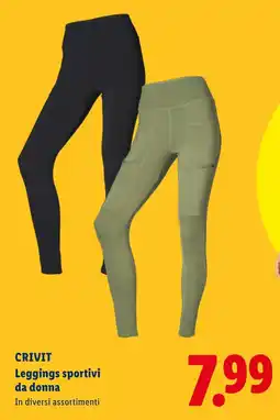 Lidl Crivit Leggings sportivi da donna offerta