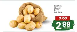 Eurospar PATATE GIALLE RETE DA 3KG offerta