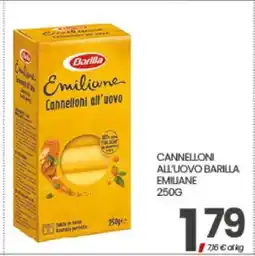 Eurospar CANNELLONI ALL'UOVO BARILLA EMILIANE offerta