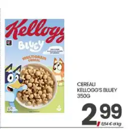 Eurospar CEREALI KELLOGG'S BLUEY offerta
