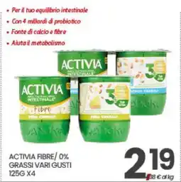 Eurospar ACTIVIA FIBRE/ 0% GRASSI VARI GUSTI offerta