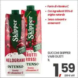 Eurospar Succhi Skipper Vari Gusti offerta