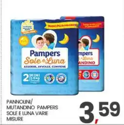 Eurospar PANNOLIN/MUTANDINO PAMPERS offerta