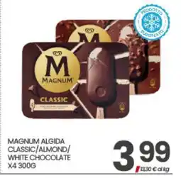 Eurospar MAGNUM ALGIDA CLASSIC/ALMOND/WHITE CHOCOLATE offerta