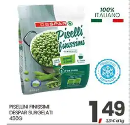 Eurospar PISELLINI FINISSIMI DESPAR SURGELATI 450G offerta