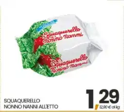 Eurospar SQUAQUERELLO NONNO NANNI AL LETTO offerta