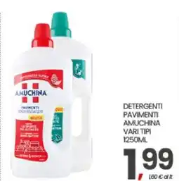 Eurospar DETERGENTI PAVIMENTI AMUCHINA offerta