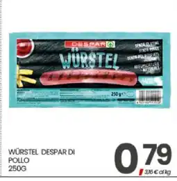Eurospar WÜRSTEL DESPAR DI POLLO offerta