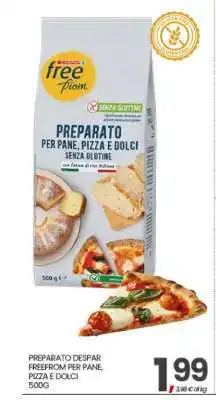 Eurospar PREPARATO DESPAR FREEFROM PER PANE, PIZZA E DOLCI offerta