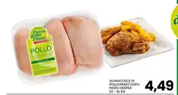 Eurospar SOVRACOSCE DI POLLO PASSO DOPO PASSO DESPAR offerta