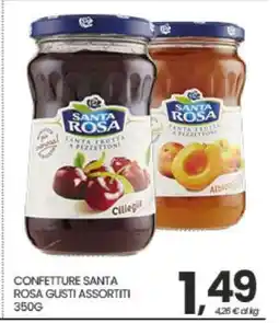 Eurospar CONFETTURE SANTA ROSA GUSTI ASSORTITI offerta