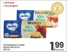 Eurospar OMOGENEIZZATI CARNE MELLIN VARI GUSTI offerta
