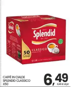 Eurospar CAFFÈ IN CIALDE SPLENDID CLASSICO X50 offerta