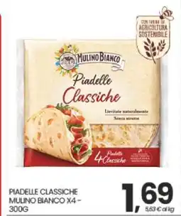 Eurospar PIADELLE CLASSICHE MULINO BIANCO X4 offerta