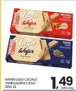 Eurospar WAFER LAGO CACAO/VANIGLIA/NOCCIOLA offerta