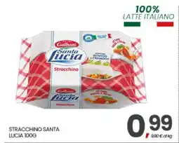 Eurospar STRACCHINO SANTA LUCIA 100G offerta